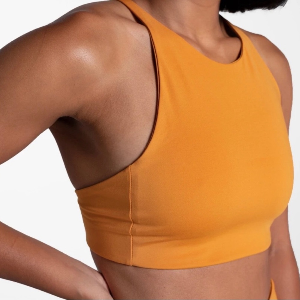 Girlfriend Collective Topanga Bra in Honey